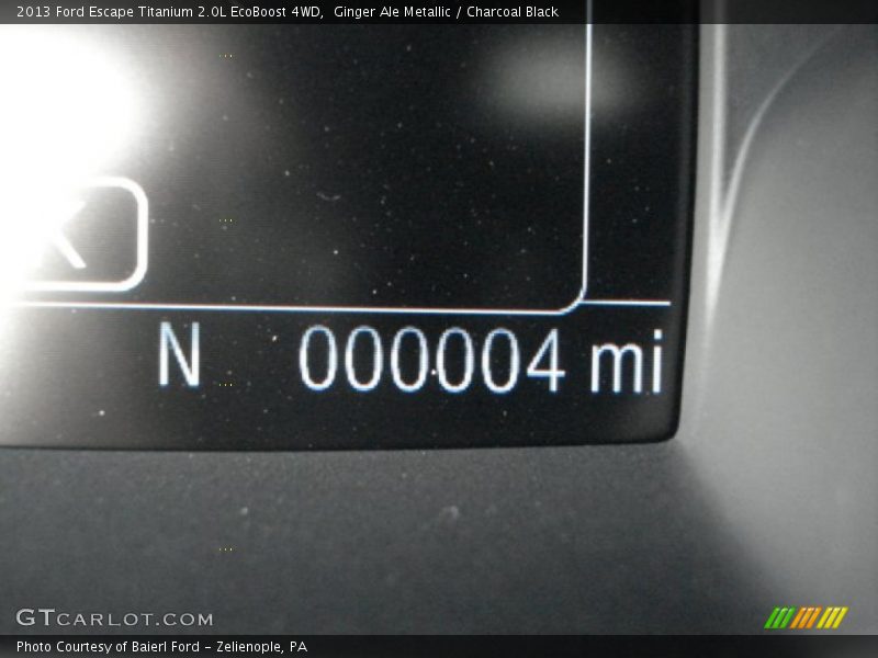 Ginger Ale Metallic / Charcoal Black 2013 Ford Escape Titanium 2.0L EcoBoost 4WD