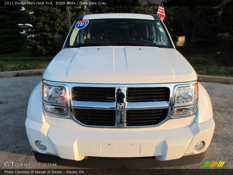 Bright White / Dark Slate Gray 2011 Dodge Nitro Heat 4x4