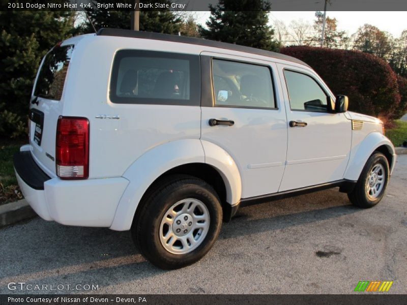 Bright White / Dark Slate Gray 2011 Dodge Nitro Heat 4x4