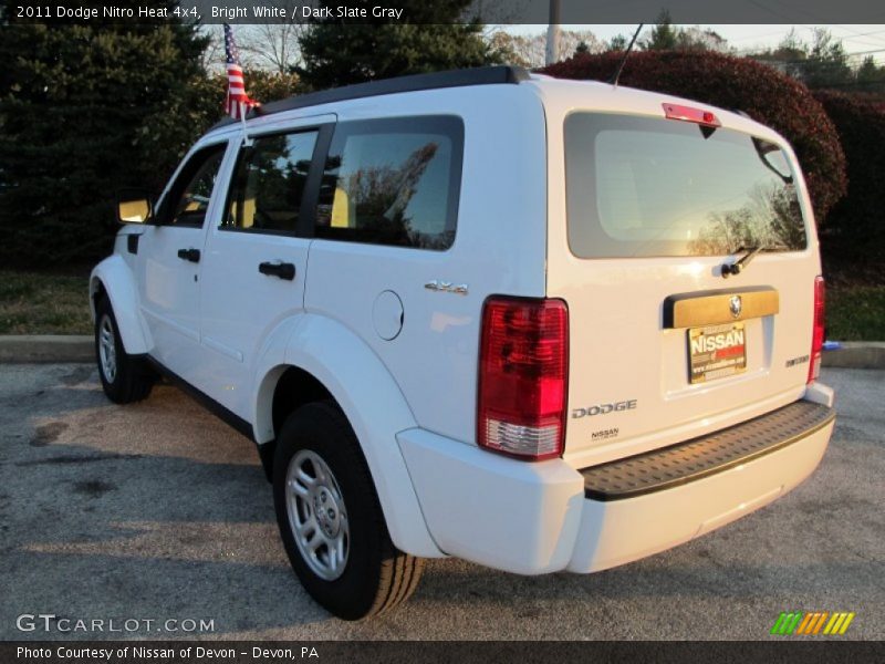 Bright White / Dark Slate Gray 2011 Dodge Nitro Heat 4x4