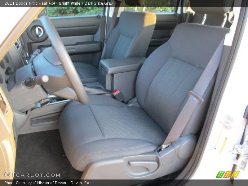 Bright White / Dark Slate Gray 2011 Dodge Nitro Heat 4x4