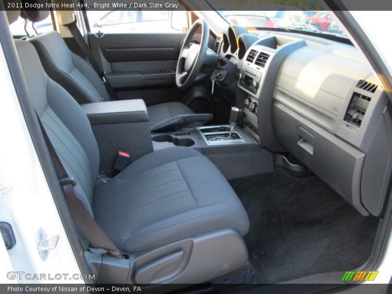Bright White / Dark Slate Gray 2011 Dodge Nitro Heat 4x4