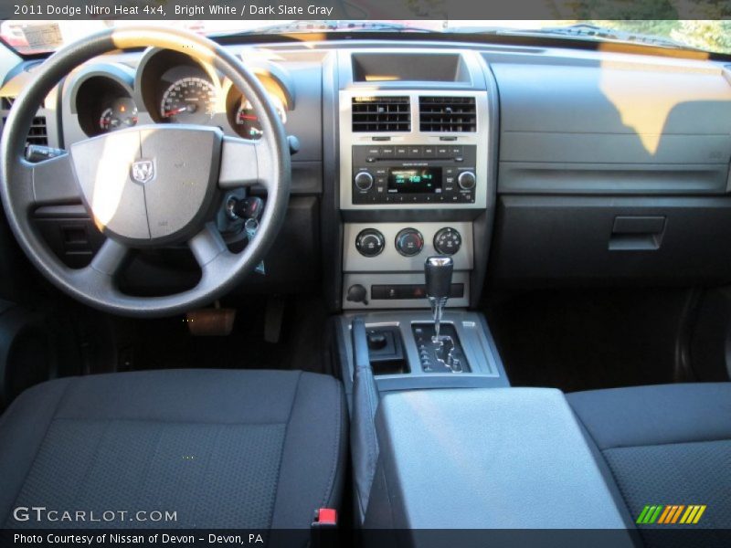 Bright White / Dark Slate Gray 2011 Dodge Nitro Heat 4x4