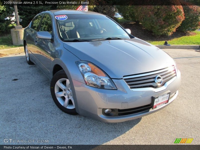 Precision Gray Metallic / Blond 2009 Nissan Altima 2.5 SL