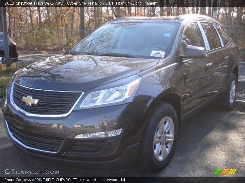Cyber Gray Metallic / Dark Titanium/Light Titanium 2013 Chevrolet Traverse LS AWD
