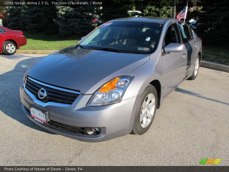Precision Gray Metallic / Blond 2009 Nissan Altima 2.5 SL