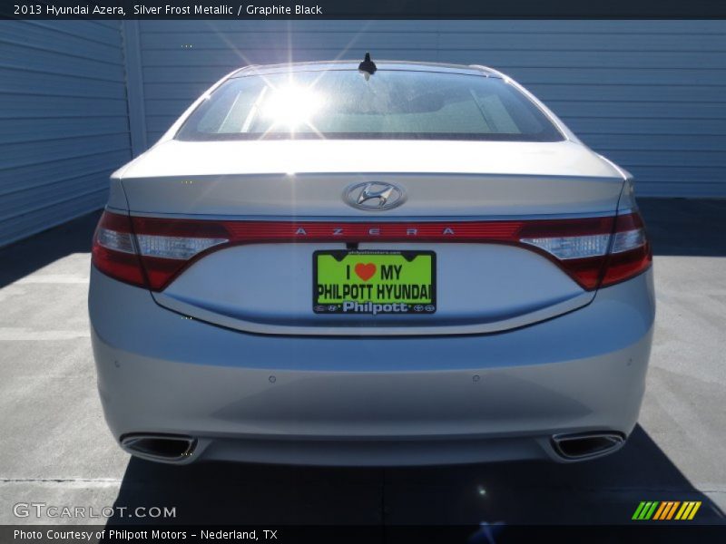 Silver Frost Metallic / Graphite Black 2013 Hyundai Azera