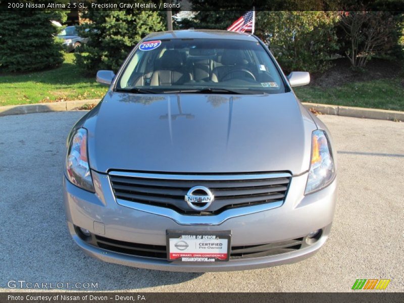 Precision Gray Metallic / Blond 2009 Nissan Altima 2.5 SL