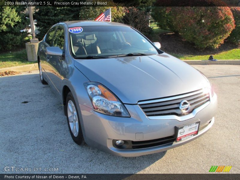 Precision Gray Metallic / Blond 2009 Nissan Altima 2.5 SL