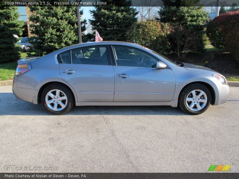 Precision Gray Metallic / Blond 2009 Nissan Altima 2.5 SL
