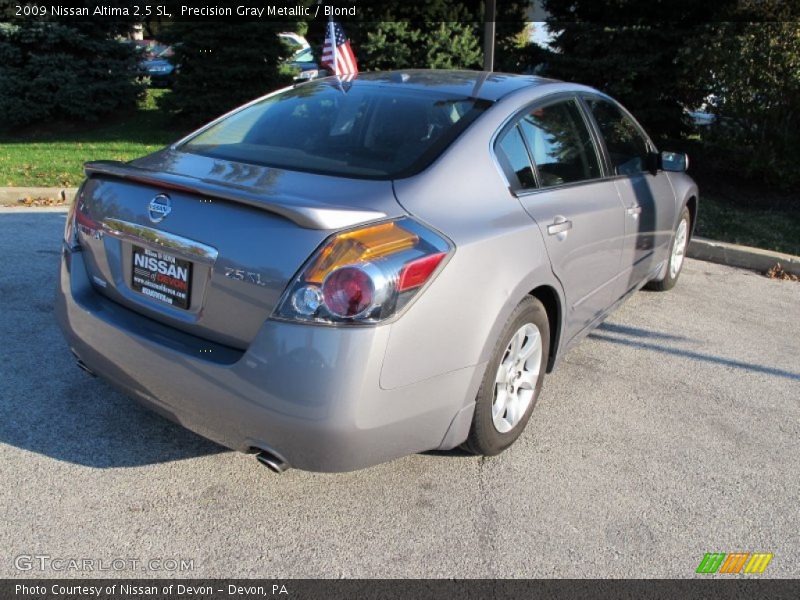 Precision Gray Metallic / Blond 2009 Nissan Altima 2.5 SL