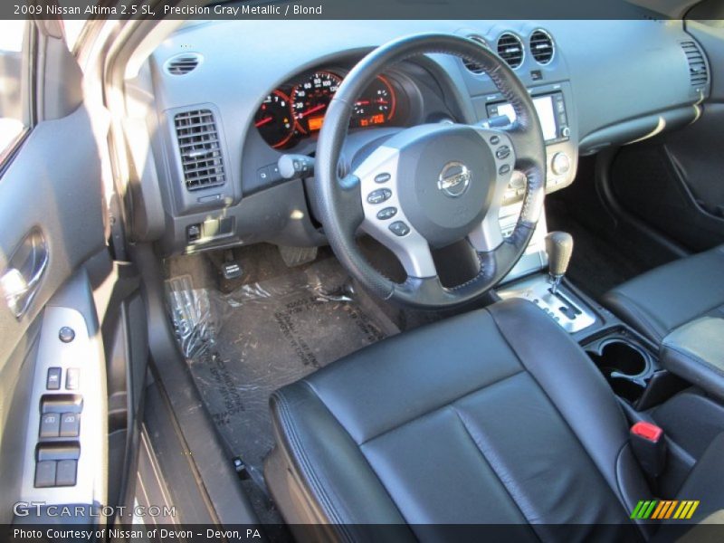 Precision Gray Metallic / Blond 2009 Nissan Altima 2.5 SL