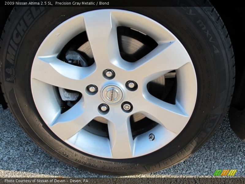 Precision Gray Metallic / Blond 2009 Nissan Altima 2.5 SL
