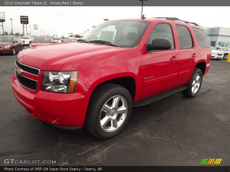 Victory Red / Ebony 2013 Chevrolet Tahoe LS