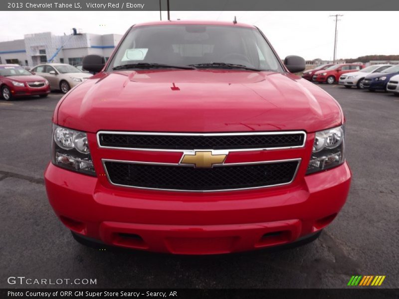 Victory Red / Ebony 2013 Chevrolet Tahoe LS