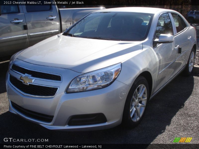 Silver Ice Metallic / Jet Black 2013 Chevrolet Malibu LT