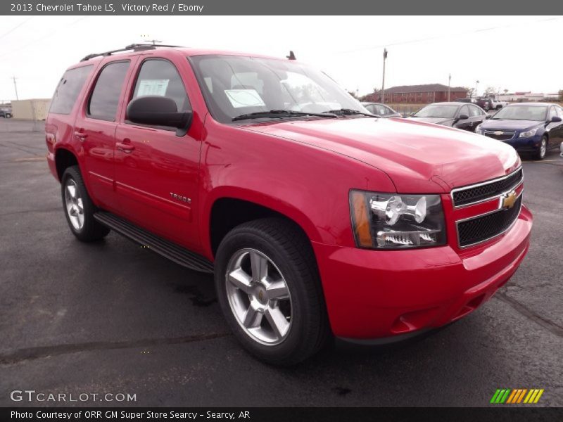 Victory Red / Ebony 2013 Chevrolet Tahoe LS