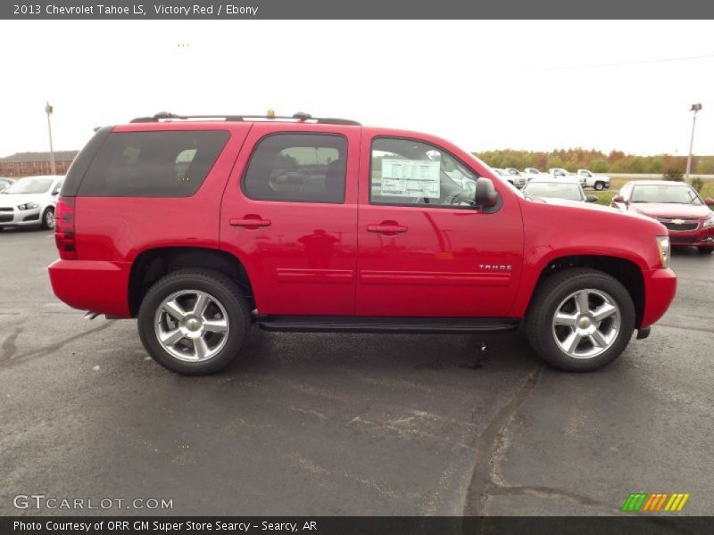 Victory Red / Ebony 2013 Chevrolet Tahoe LS