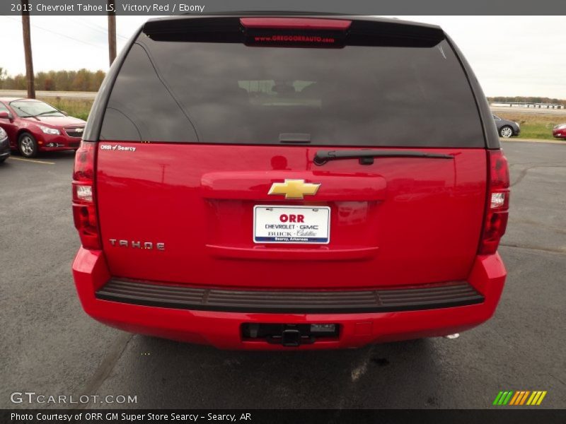 Victory Red / Ebony 2013 Chevrolet Tahoe LS