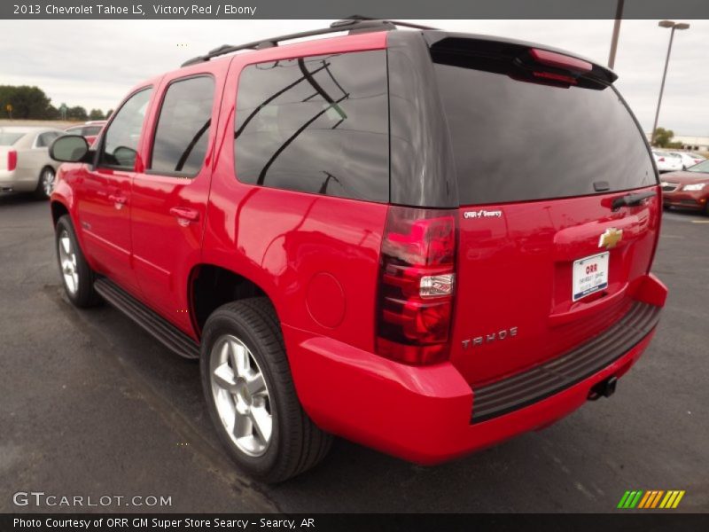 Victory Red / Ebony 2013 Chevrolet Tahoe LS