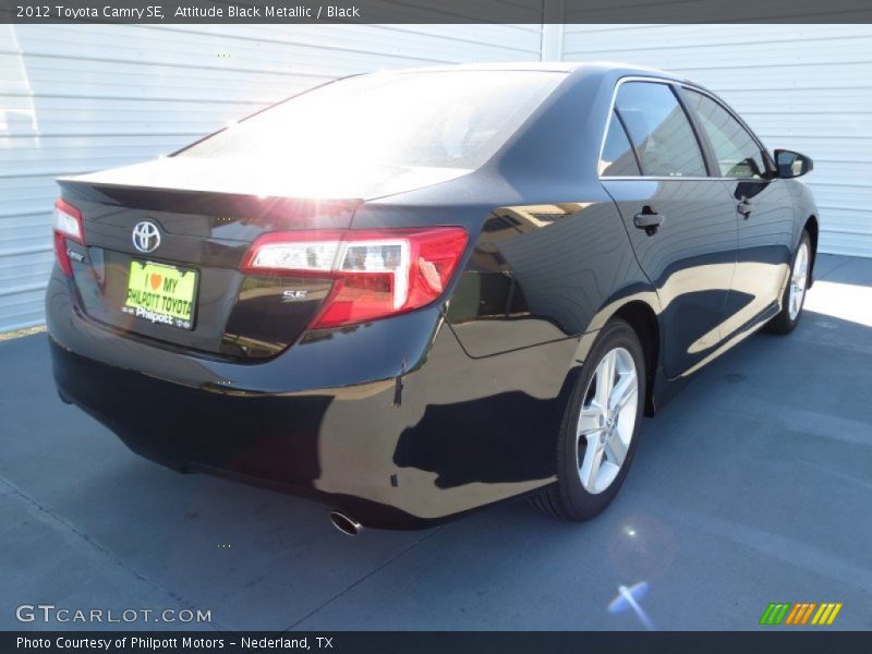 Attitude Black Metallic / Black 2012 Toyota Camry SE
