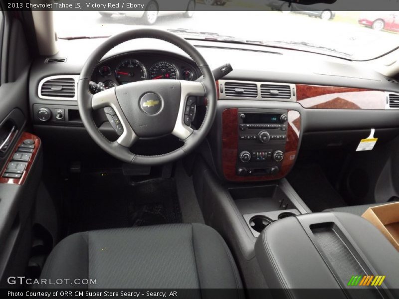 Victory Red / Ebony 2013 Chevrolet Tahoe LS