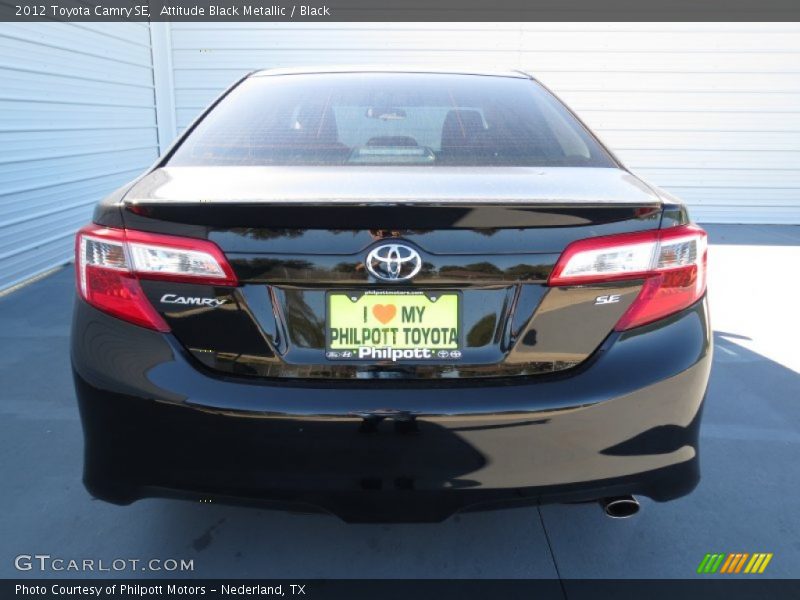 Attitude Black Metallic / Black 2012 Toyota Camry SE
