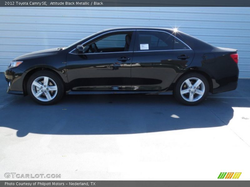 Attitude Black Metallic / Black 2012 Toyota Camry SE