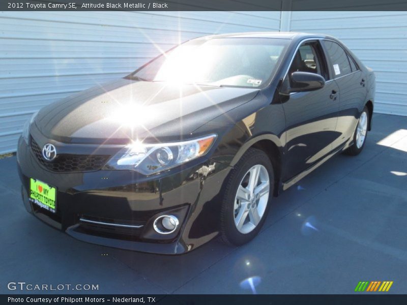 Attitude Black Metallic / Black 2012 Toyota Camry SE
