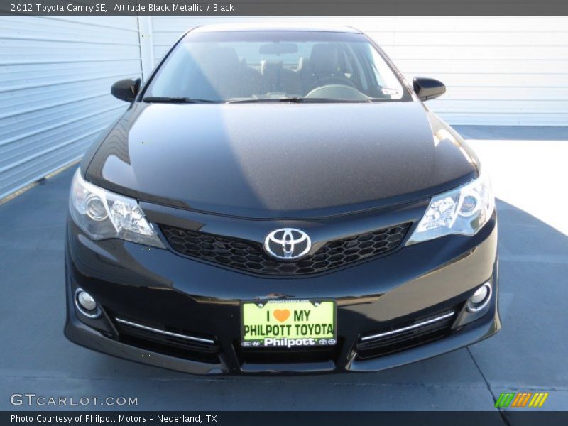Attitude Black Metallic / Black 2012 Toyota Camry SE