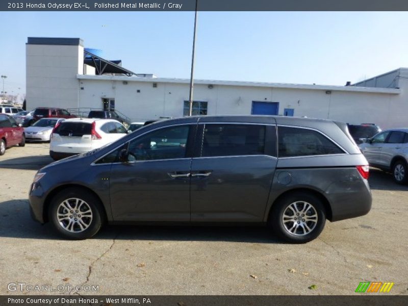 Polished Metal Metallic / Gray 2013 Honda Odyssey EX-L