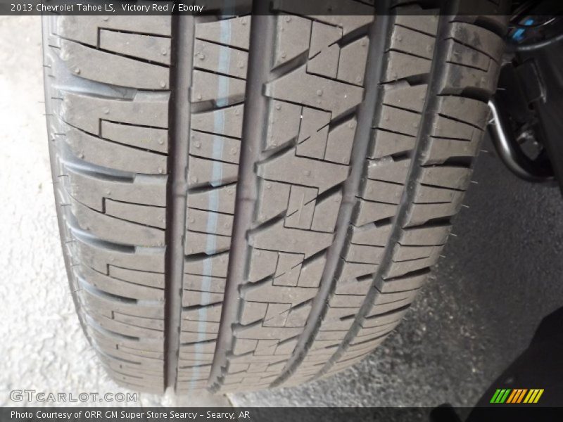 Victory Red / Ebony 2013 Chevrolet Tahoe LS