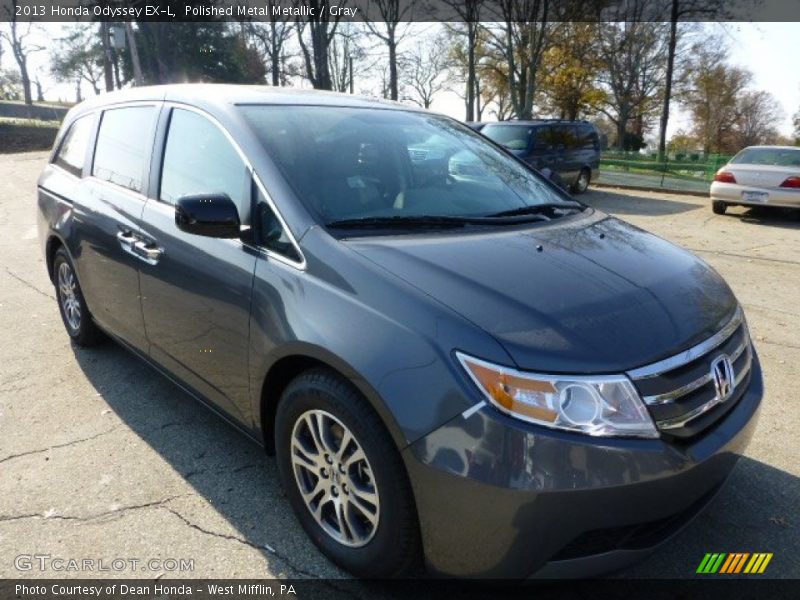 Polished Metal Metallic / Gray 2013 Honda Odyssey EX-L