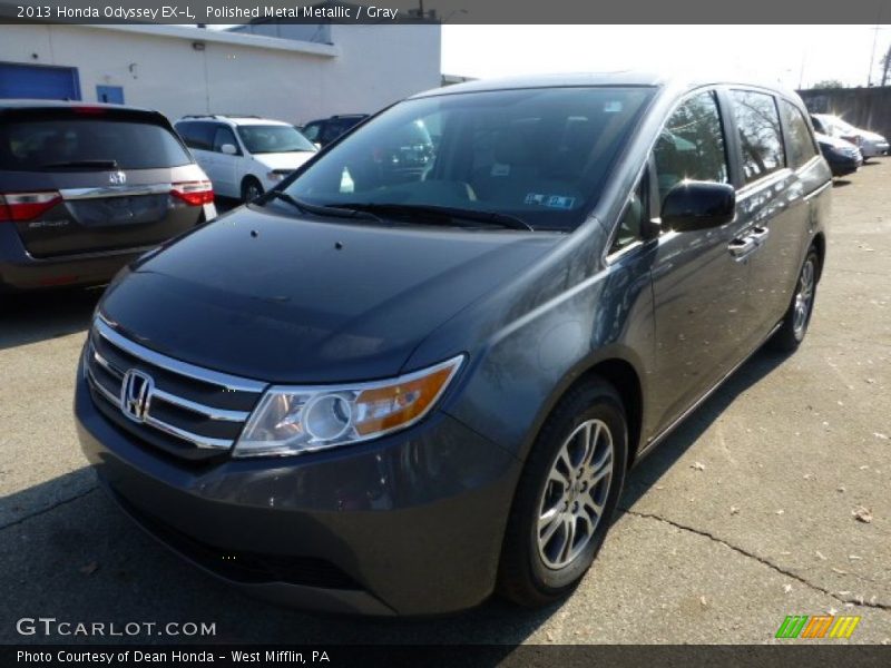 Polished Metal Metallic / Gray 2013 Honda Odyssey EX-L