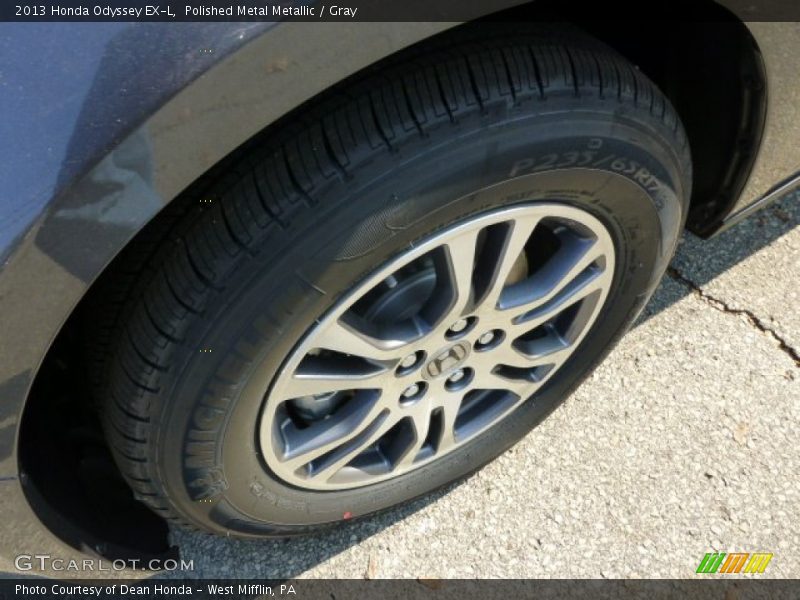 Polished Metal Metallic / Gray 2013 Honda Odyssey EX-L