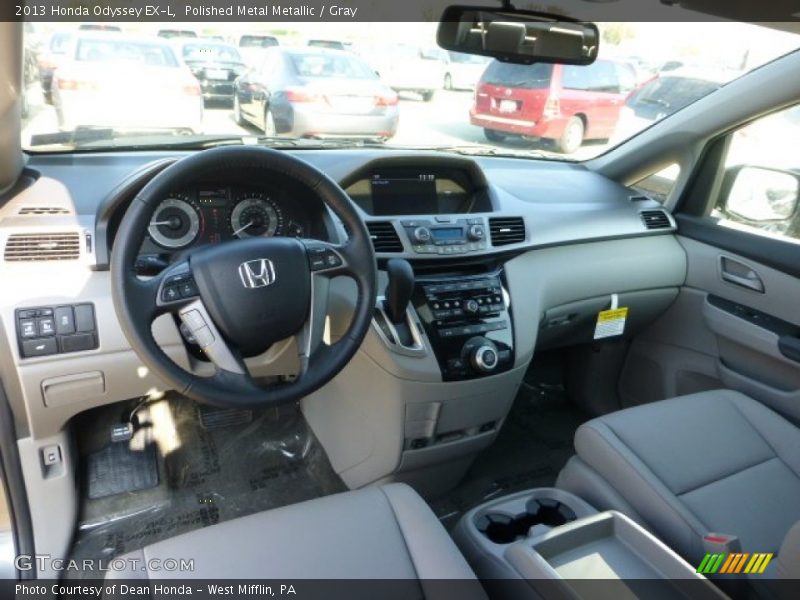 Polished Metal Metallic / Gray 2013 Honda Odyssey EX-L