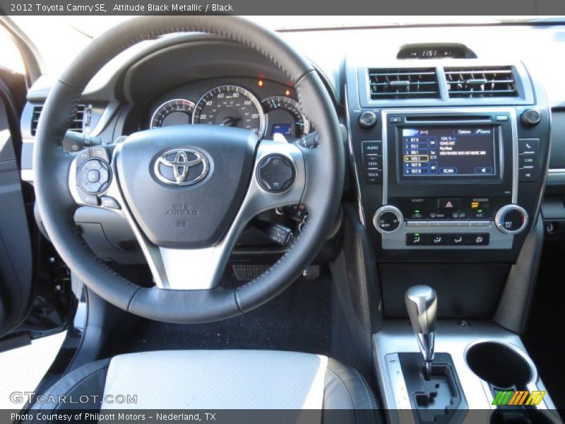 Attitude Black Metallic / Black 2012 Toyota Camry SE