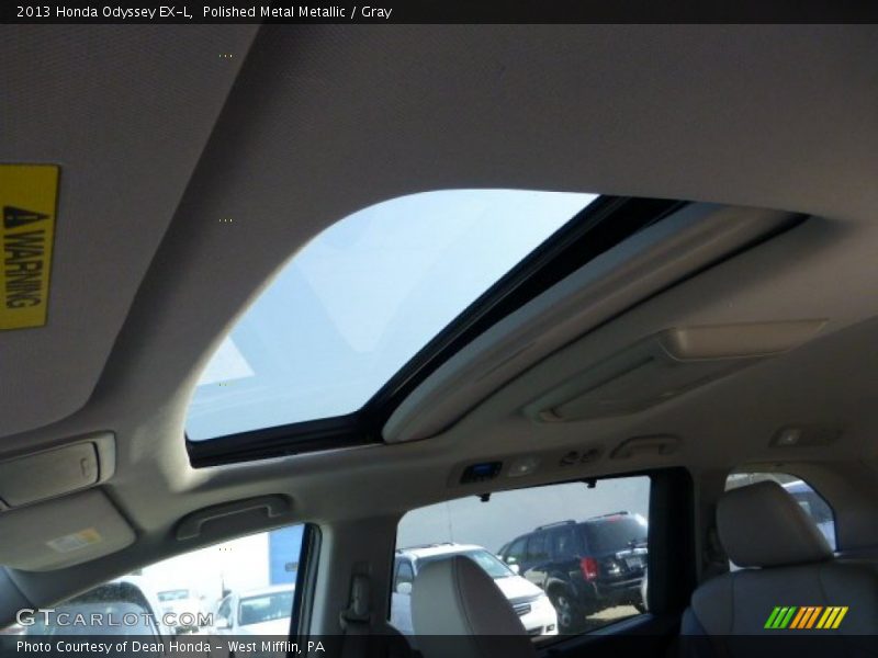 Polished Metal Metallic / Gray 2013 Honda Odyssey EX-L