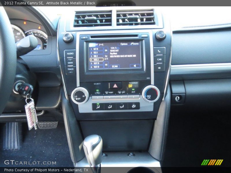 Attitude Black Metallic / Black 2012 Toyota Camry SE