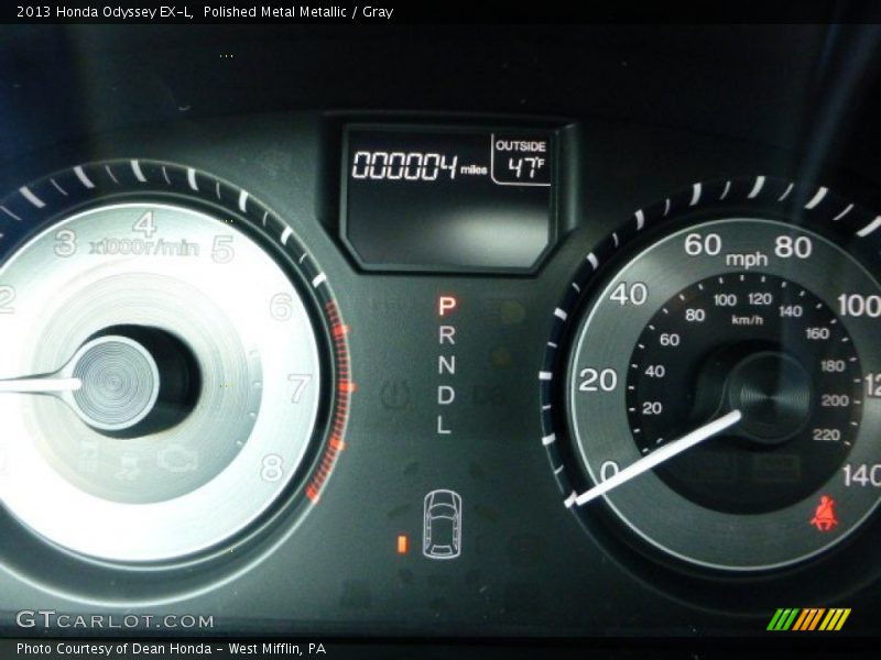 Polished Metal Metallic / Gray 2013 Honda Odyssey EX-L
