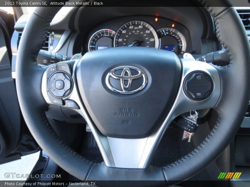 Attitude Black Metallic / Black 2012 Toyota Camry SE