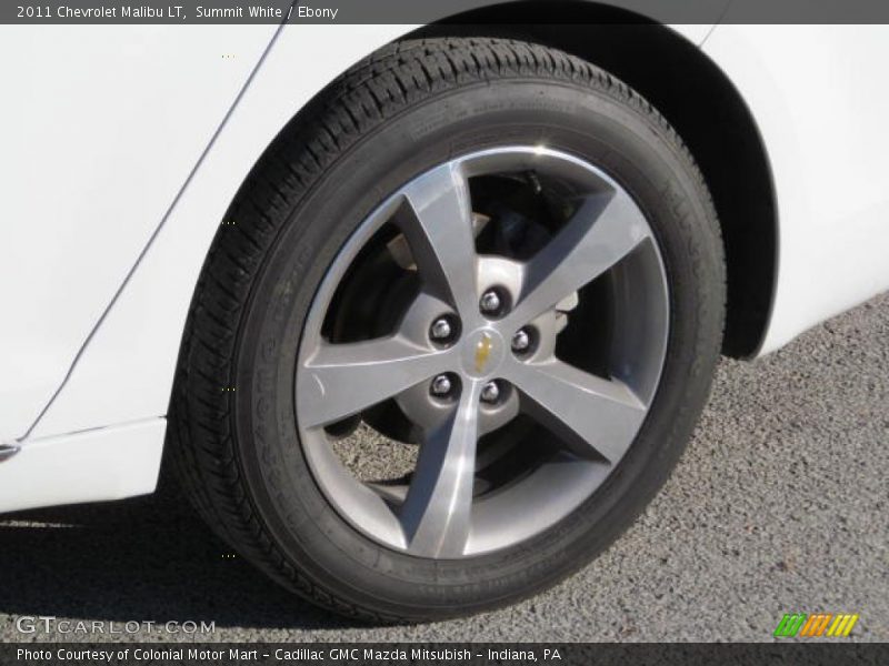 Summit White / Ebony 2011 Chevrolet Malibu LT