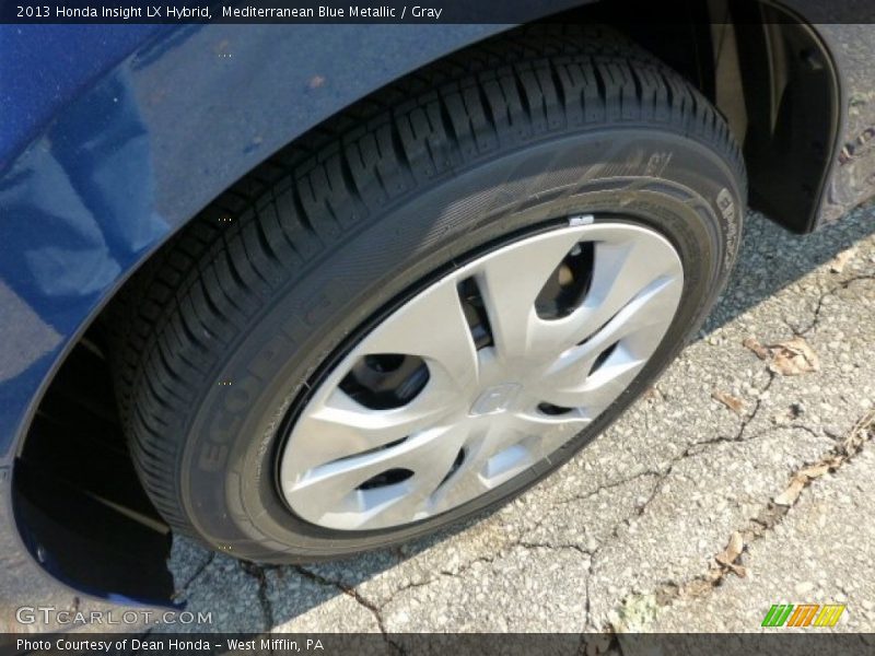 Mediterranean Blue Metallic / Gray 2013 Honda Insight LX Hybrid