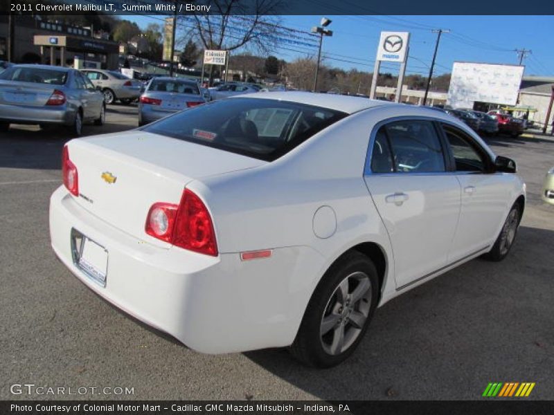 Summit White / Ebony 2011 Chevrolet Malibu LT