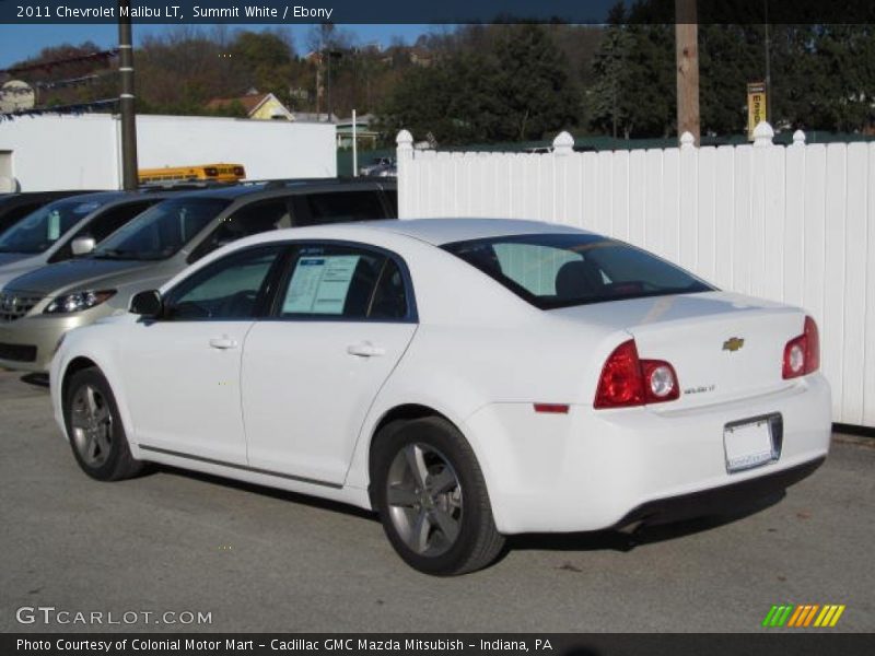 Summit White / Ebony 2011 Chevrolet Malibu LT