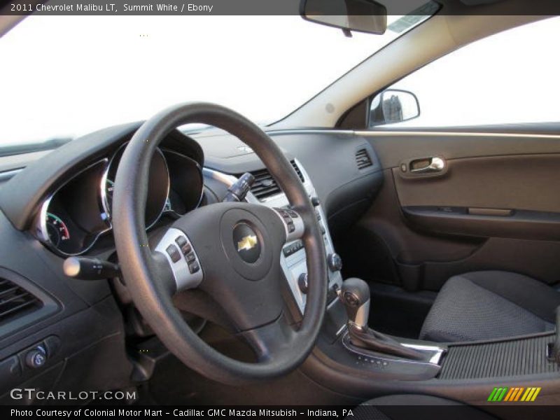 Summit White / Ebony 2011 Chevrolet Malibu LT