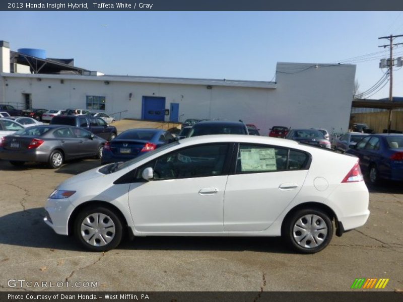 Taffeta White / Gray 2013 Honda Insight Hybrid