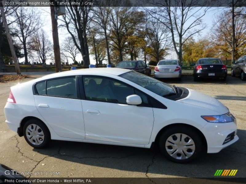Taffeta White / Gray 2013 Honda Insight Hybrid