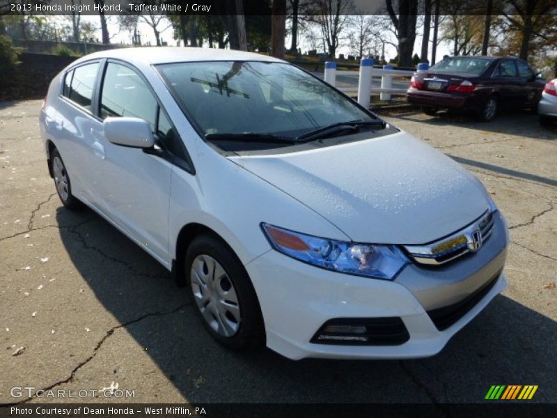 Taffeta White / Gray 2013 Honda Insight Hybrid