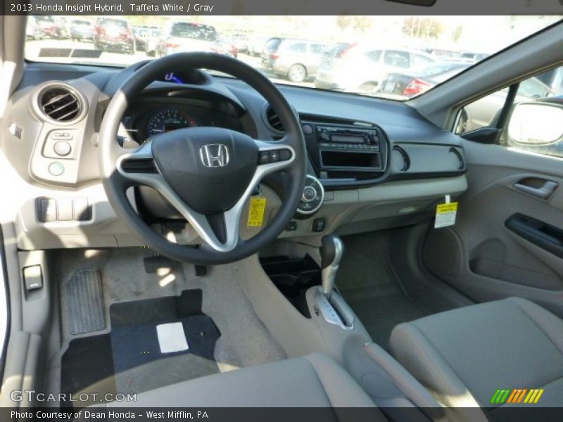 Taffeta White / Gray 2013 Honda Insight Hybrid